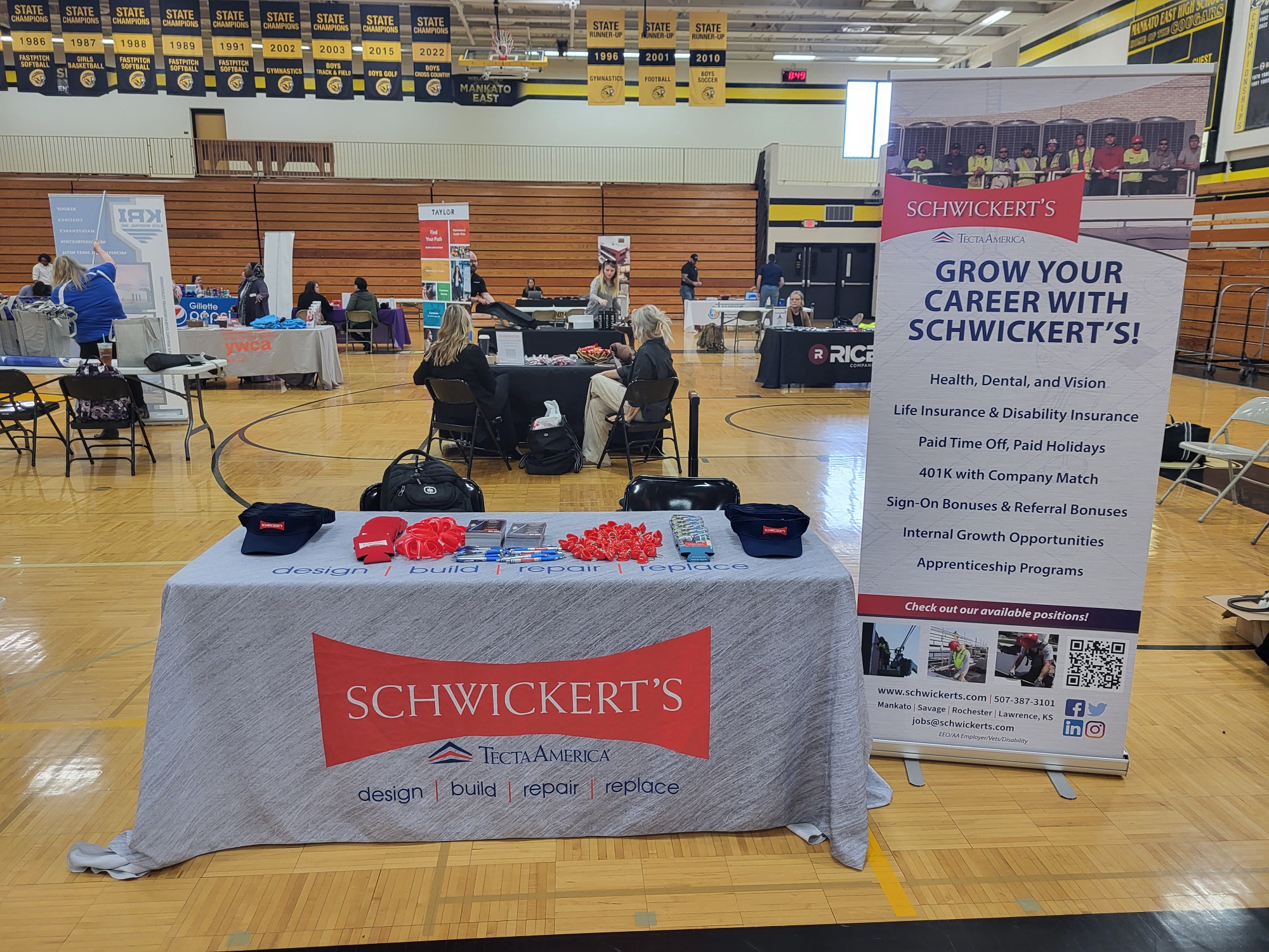 Visit with Schwickert’s at Mankato Job Fair on Sept. 30, 2023