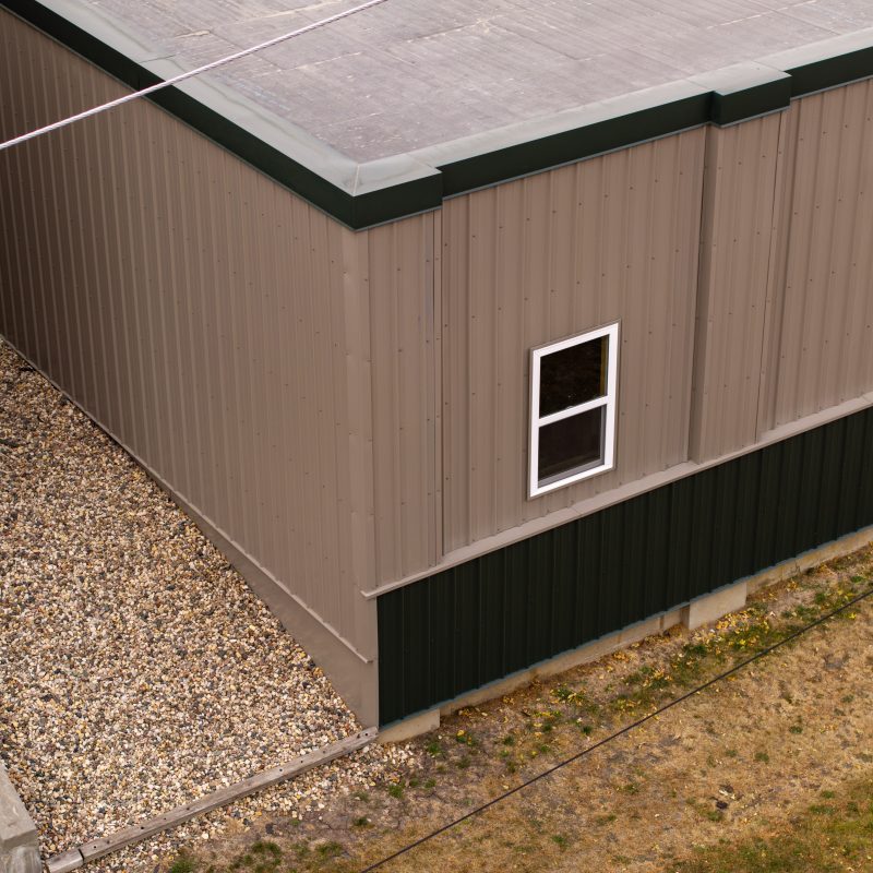 side metal paneling