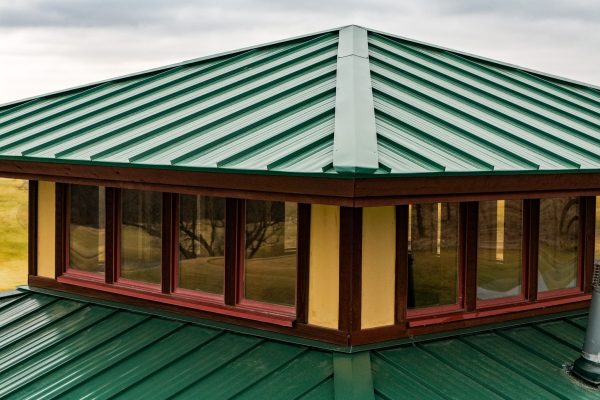 details of metal roof