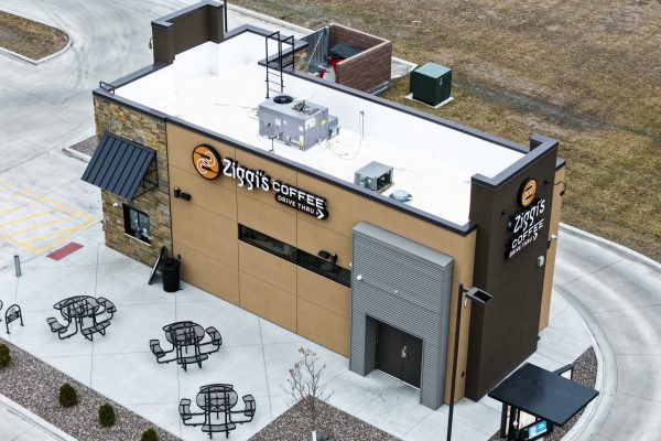 aerial of Ziggi's Coffee