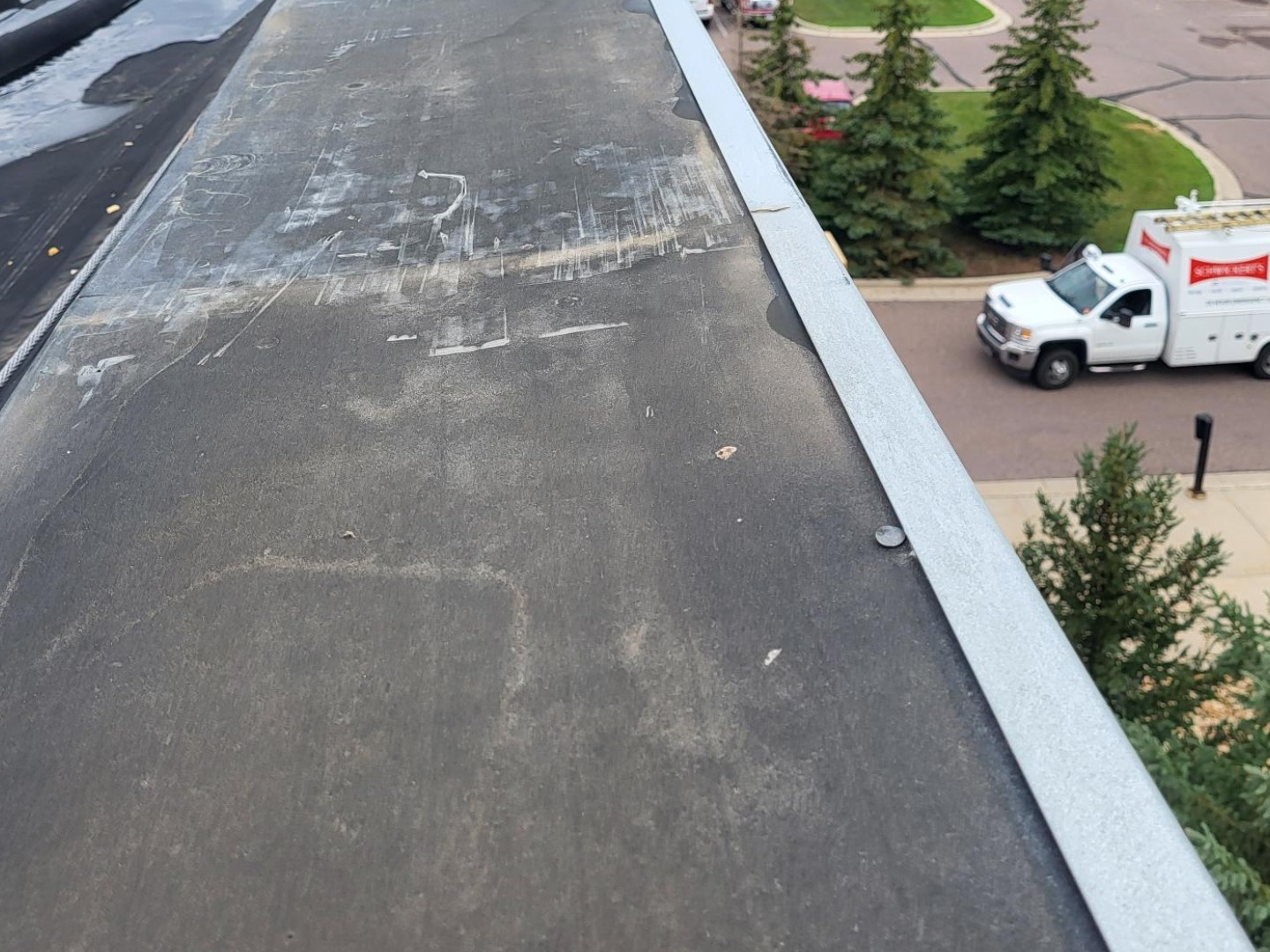 outside roof damage