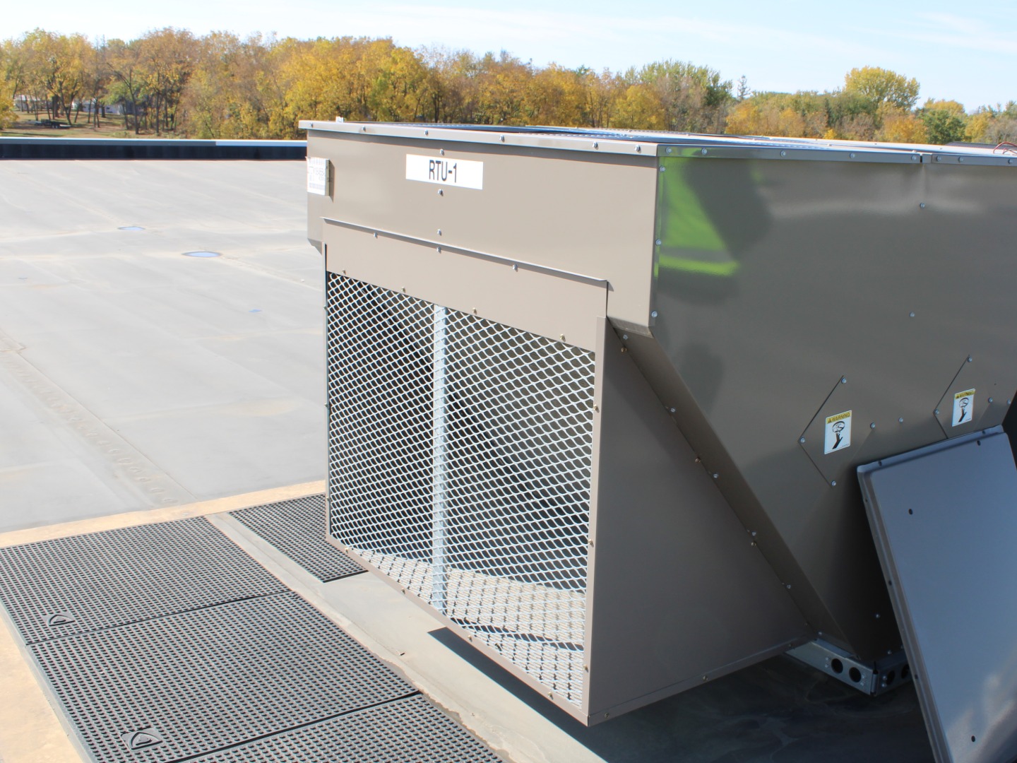 HVAC unit on roof