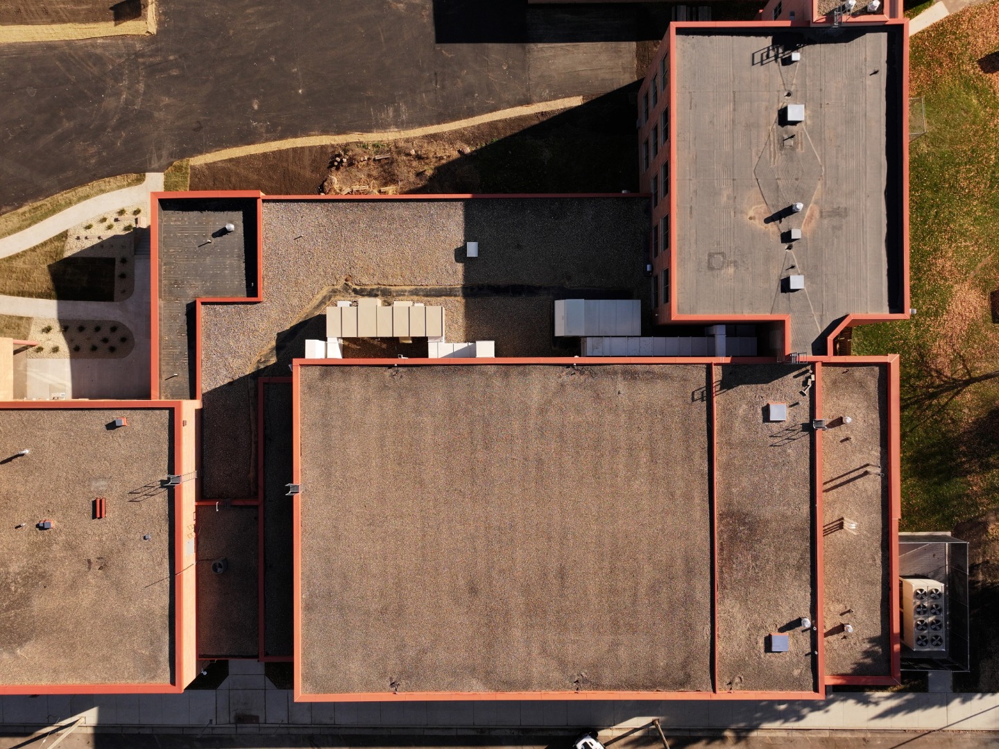 commercial roof building