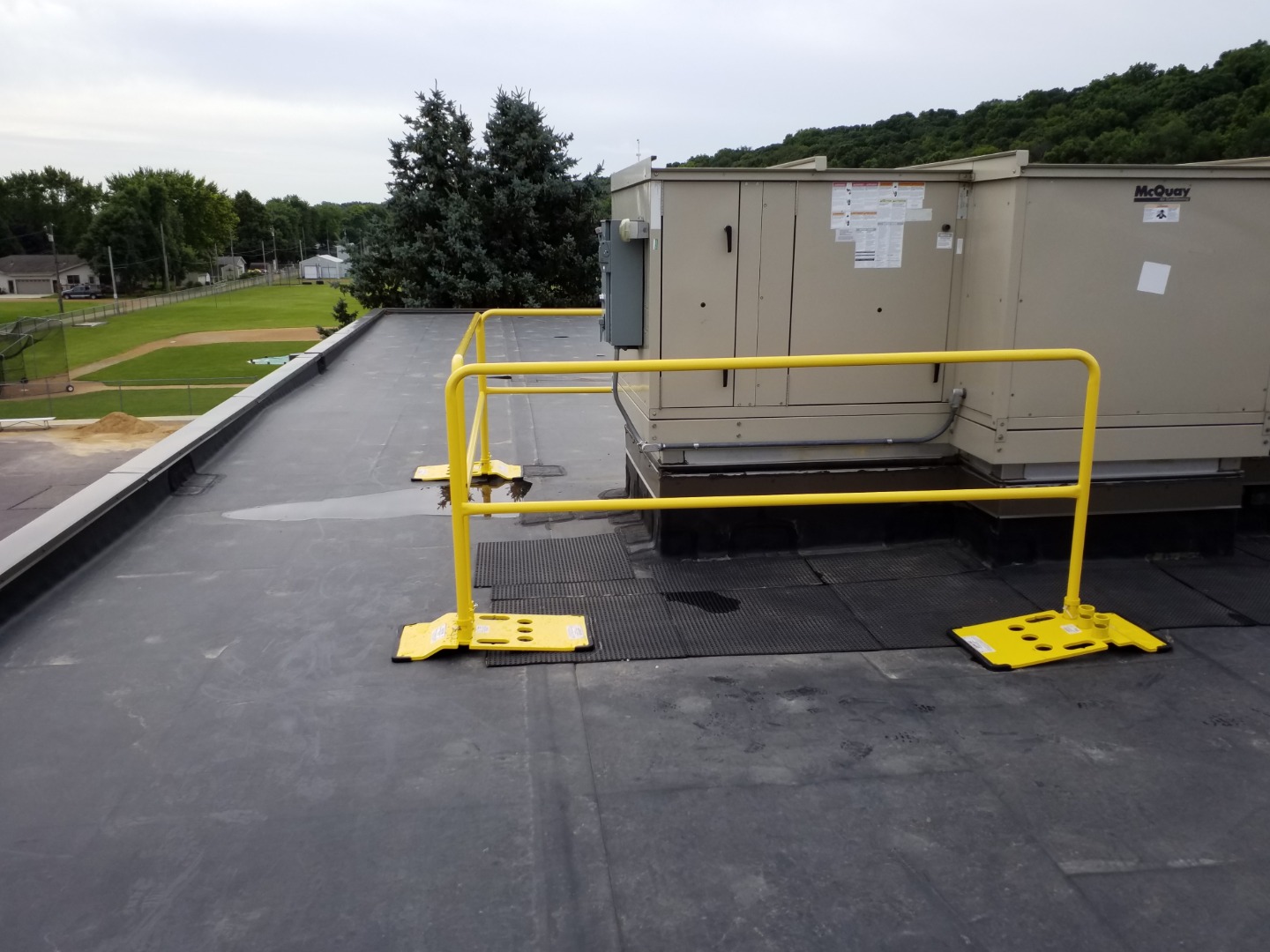 custom safety fabrication - railings